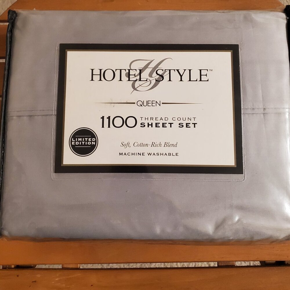 Hotel Style Limited Edition 1100 Thread Count 4 PC Sheet Set - QUEEN